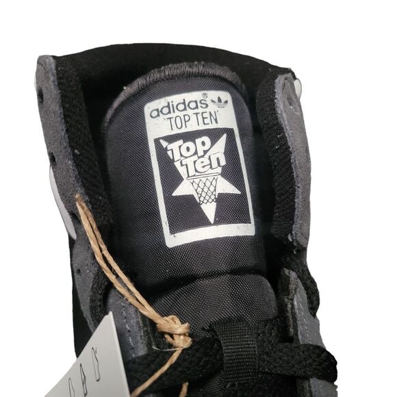 ADIDAS Mens Size's TOP TEN RB GX0742 BLACK WHITE BASKETBALL SHOES New In Box - Picture 8 of 8